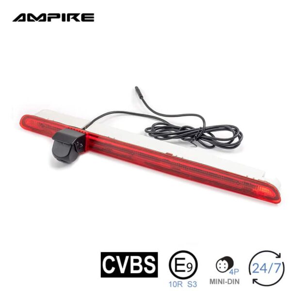 Ampire jarruvalokamera VW Transporter T6 ja T6.1 luukulliseen malliin