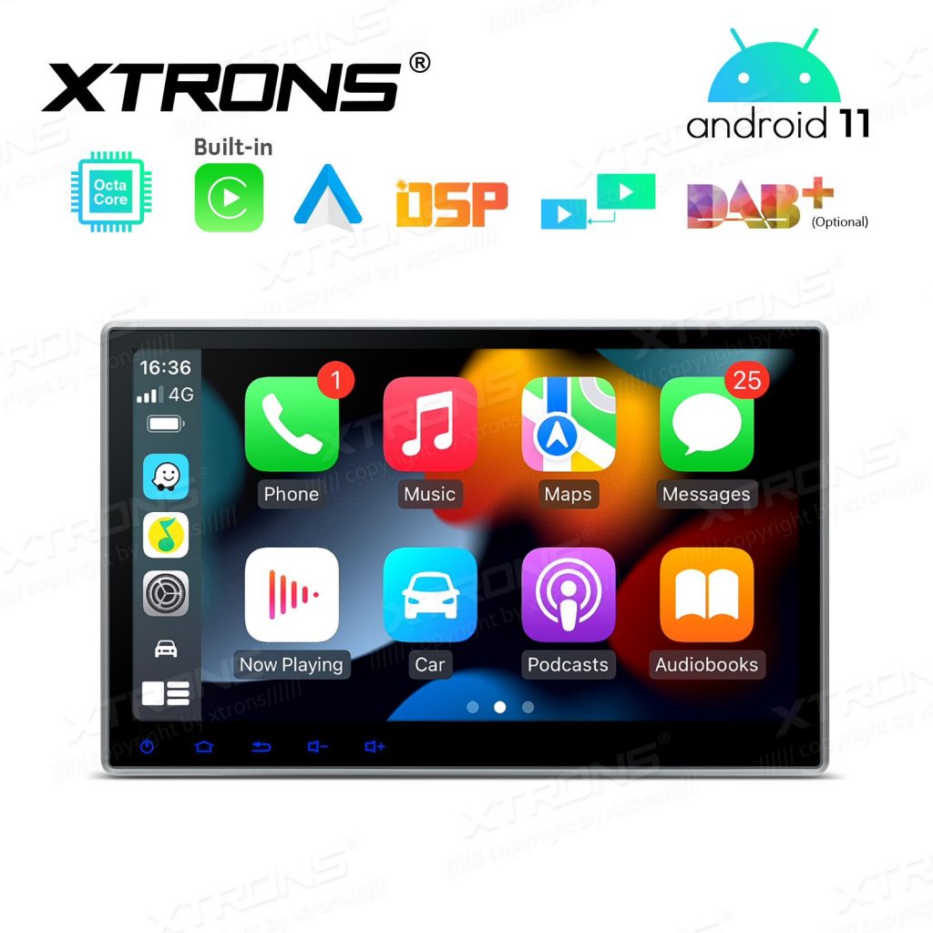 Xtrons TE124 Yleismalli 10 1 N yt ll Ja CD DVD ll Varustettu 2 din