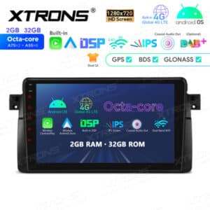 Xtrons IEP9246B 9" Android 12, BMW E46