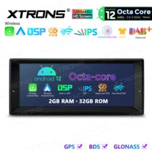 Xtrons PE1239BL Android 12, BMW E39/38