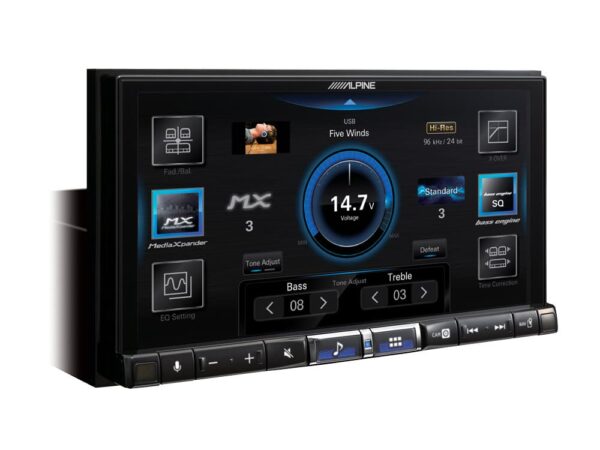 Alpine ILX-705D 2-din CarPlay mediasoitin, UUSI!
