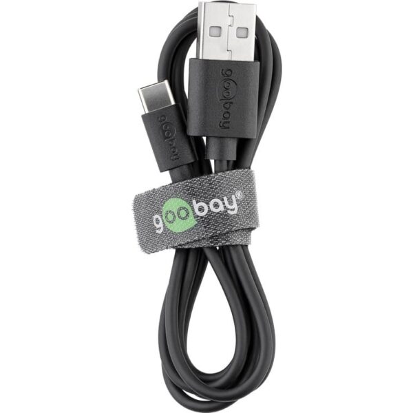 USB > USB-C 3A media/latauskaapeli 50cm