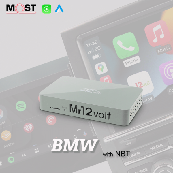 BMW NBT CarPlay ja Android Auto sovite + TV koodaus kaapeli