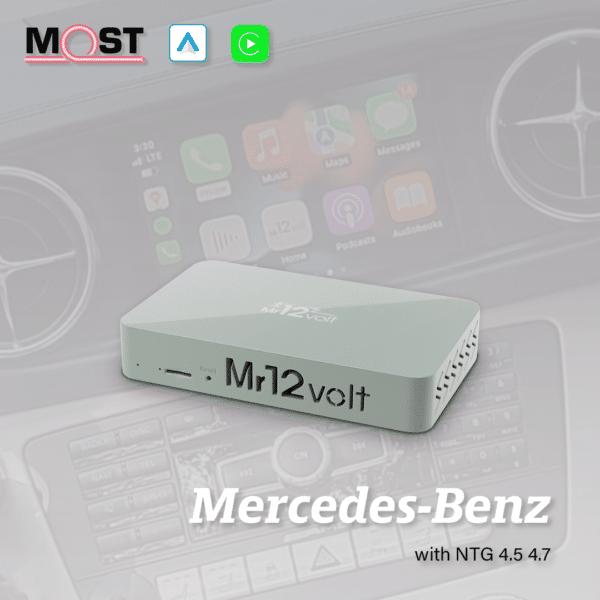 Mercedes useat mallit, NTG4.5 ja NTG4.7 2012-2015 CarPlay ja Android Auto sovite