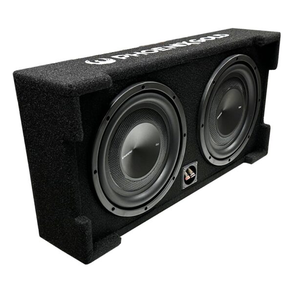 Phoenix Gold ZX210PBS valmis 10" subbari + 10" passiivisäteilijä, todella matalassa kotelossa