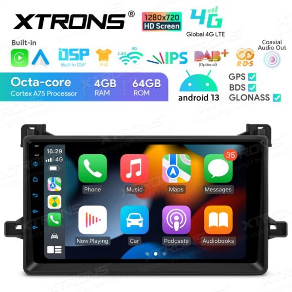 Xtrons IAP92PSTS Android 13 soitin Toyota Prius 2016-2022