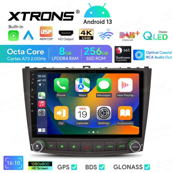 Xtrons IAP92CLTS Android 13 soitin Toyota Corolla 2007-2013