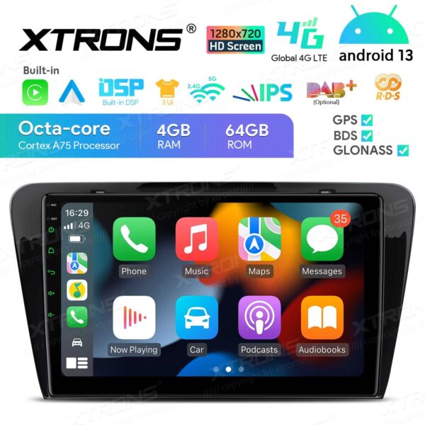 Xtrons IAP12CTS Android 12 soitin Skoda Octavia 2014-2016