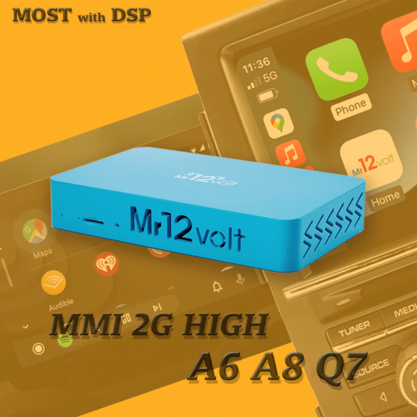 Audi MMI 2G CarPlay & Android Auto Interface A6, A8, Q7 2002-2009
