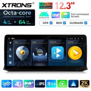 Xtrons 12.3" BMW 5-sarja E6x CCC Android 13