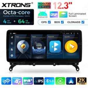 Xtrons 12.3" BMW X3 F25 CIC Android 13