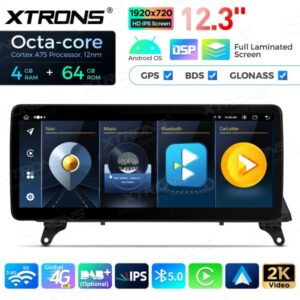 Xtrons 12.3" BMW X5 E70 / X6 E71 CIC Android 13