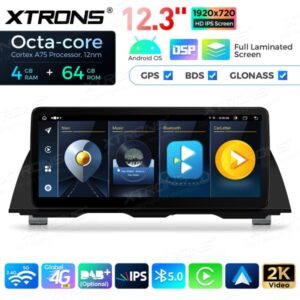 Xtrons 12.3" BMW 5-sarja NBT Android 13