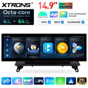 Xtrons 14.9" BMW X5 E70 X6 E71 CIC Android 13