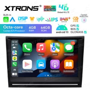 Xtrons 8" Android soitin Porsche 911/Cayman/Boxter 2005-2012