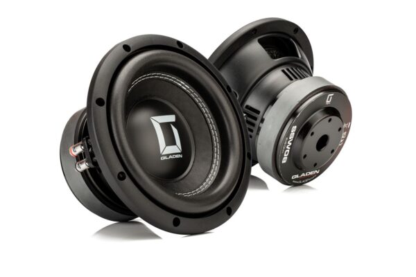 Gladen Sigma 8, subwoofer 2 + 2 Ohm 300W RMS, Uutuus