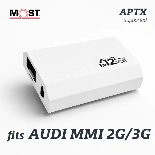 MR12Volt bluetooth yksikkö Audi A4, A5, A6, A7, A8, Q5, Q7, MMi 2G ja 3G